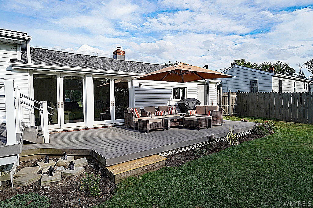 1180 Bowen Road Elma, NY 14059 - Photo 31 of 39 Gorgeous back deck overlooking your massive back yard