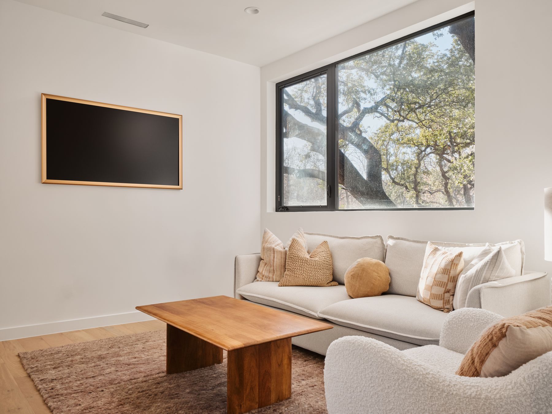 3209 Clawson Road Austin, TX 78704 - Photo 23 of 30 a living room with furniture and a flat screen tv