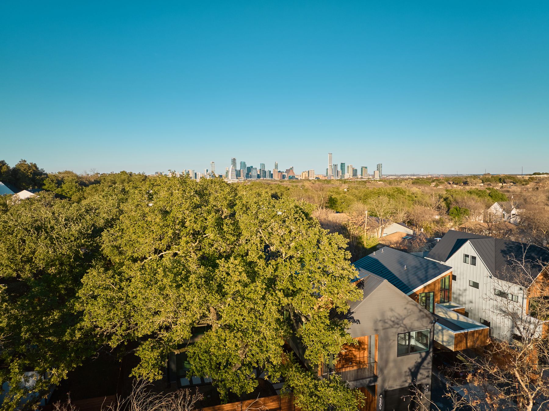 3209 Clawson Road Austin, TX 78704 - Photo 30 of 30 an aerial view of houses with outdoor space