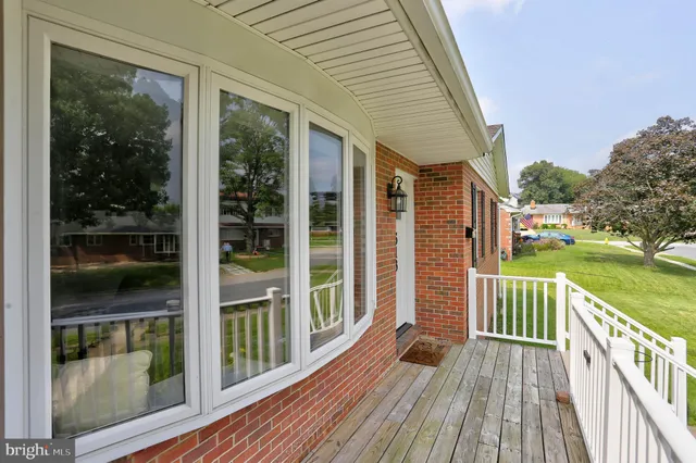 a view of a house with a porch
