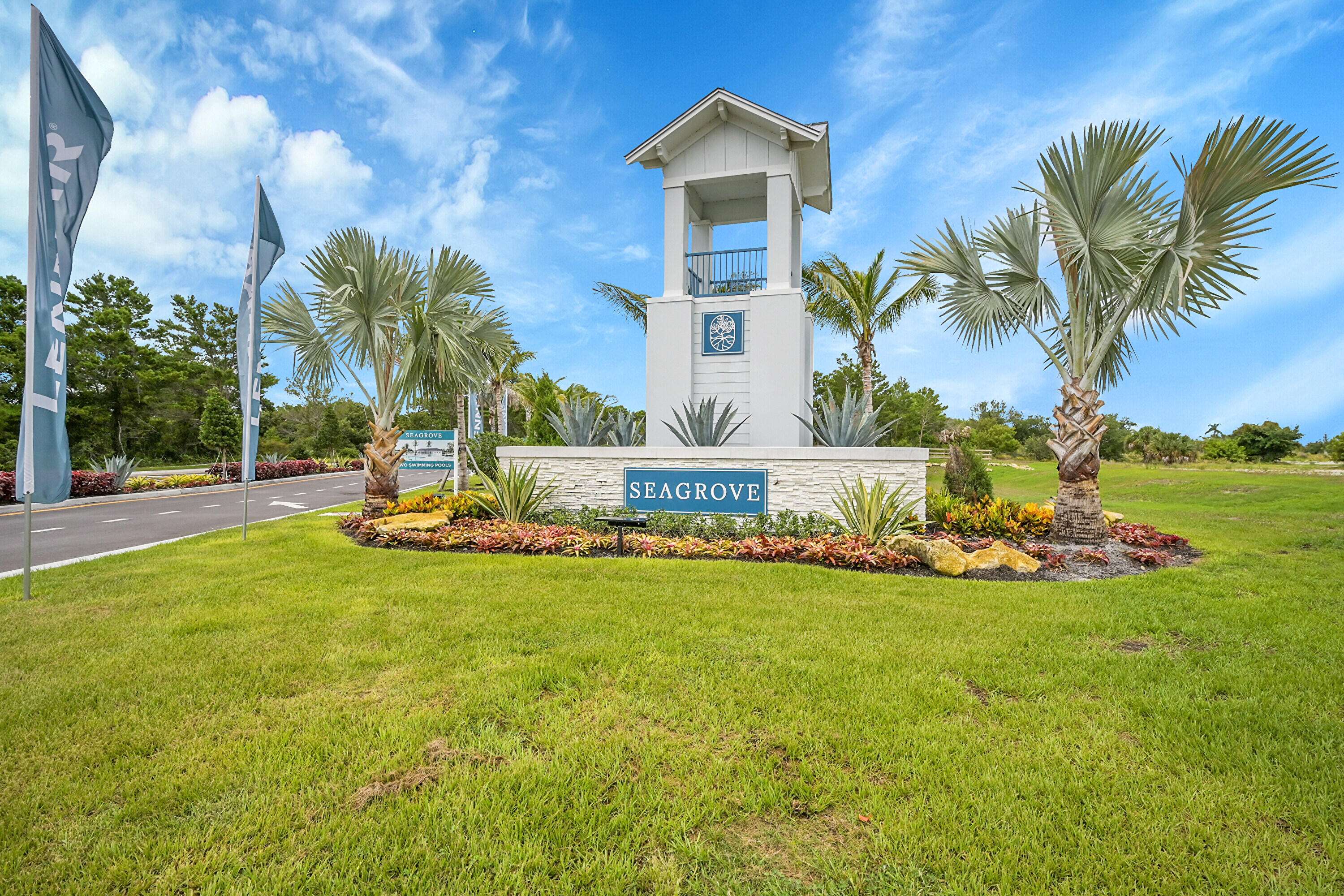 3532 Angler Drive Fort Pierce, FL 34946 - Photo 31 of 31 a view of a house with a yard and palm trees