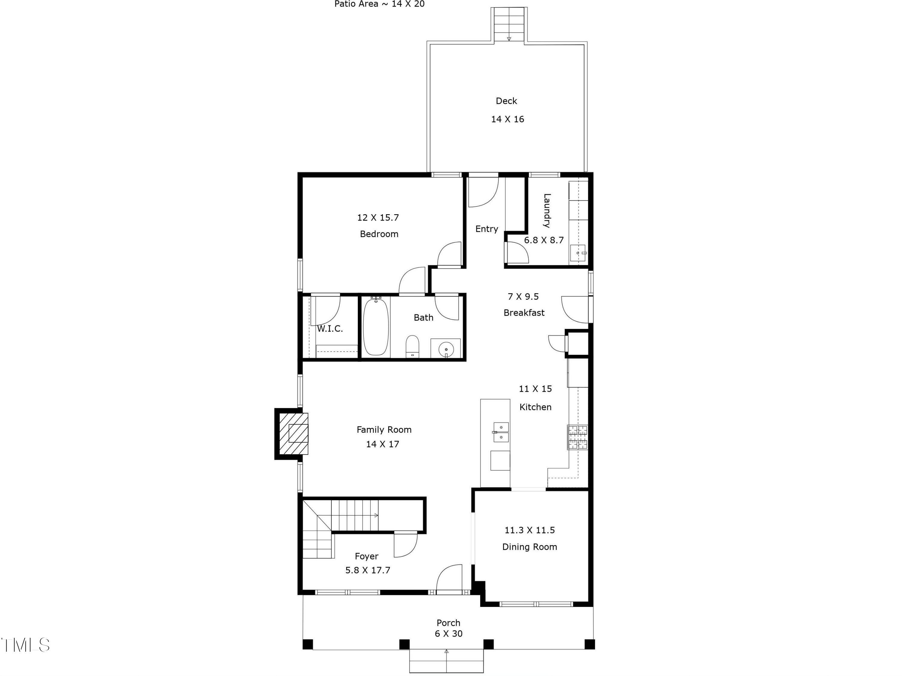 708 Kimbrough Street Raleigh, NC 27608 - Photo 1 of 36 First Floor