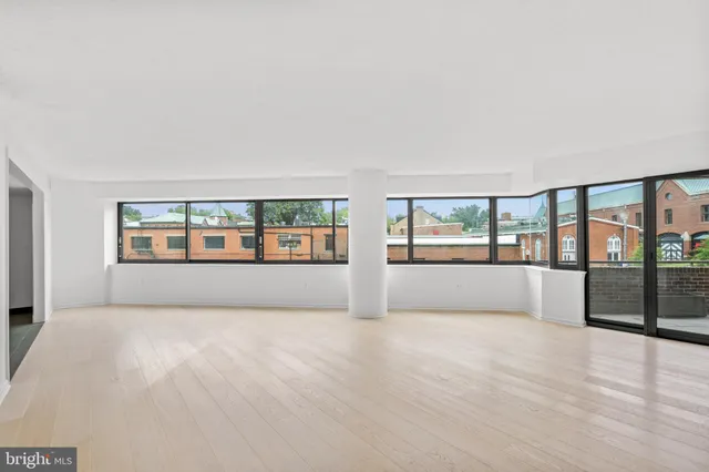 a view of an empty room with window