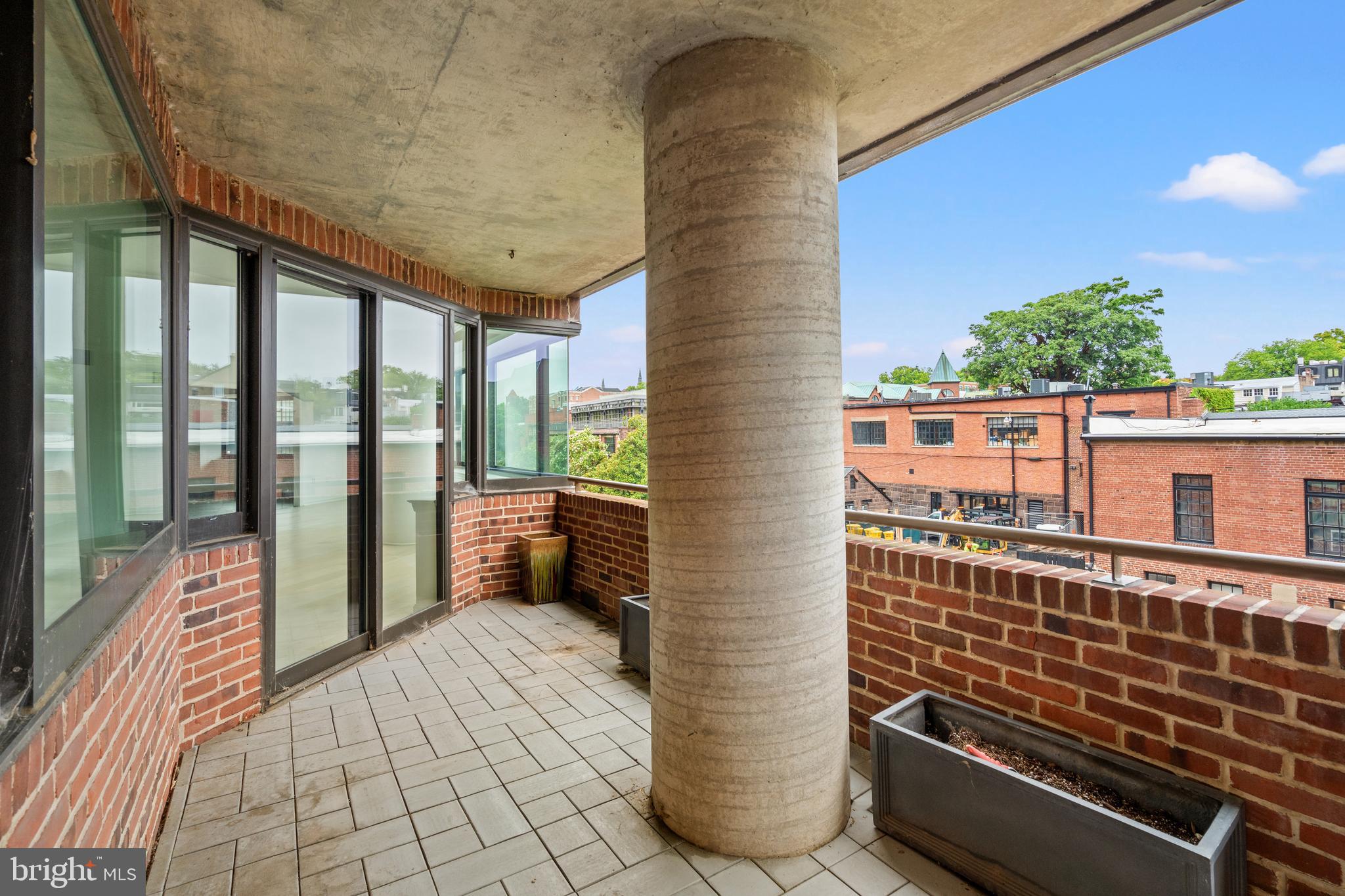 1015 33rd Street Northwest, Unit 702 Washington, DC 20007 - Photo 10 of 31 Balcony
