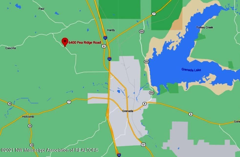 6439 Pea Ridge Road Grenada, MS 38901 - Photo 3 of 8 Map 3