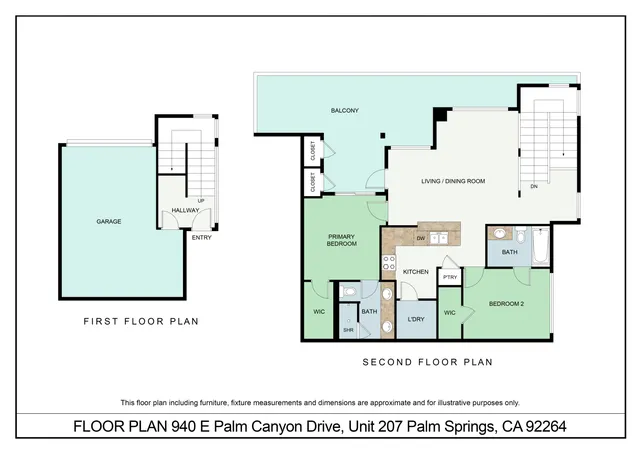 $515,000 | 940 East Palm Canyon Drive, Unit 207, Palm Springs, CA 92264