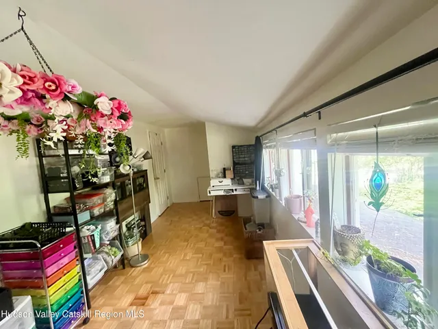 a very nice looking room with a large window