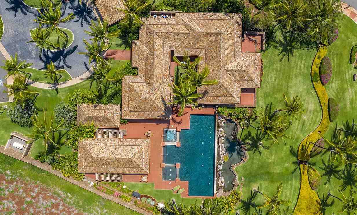 804 Anapuni Loop, Unit 63 Lahaina, HI 96761 - Photo 21 of 30 an aerial view of a house with a yard