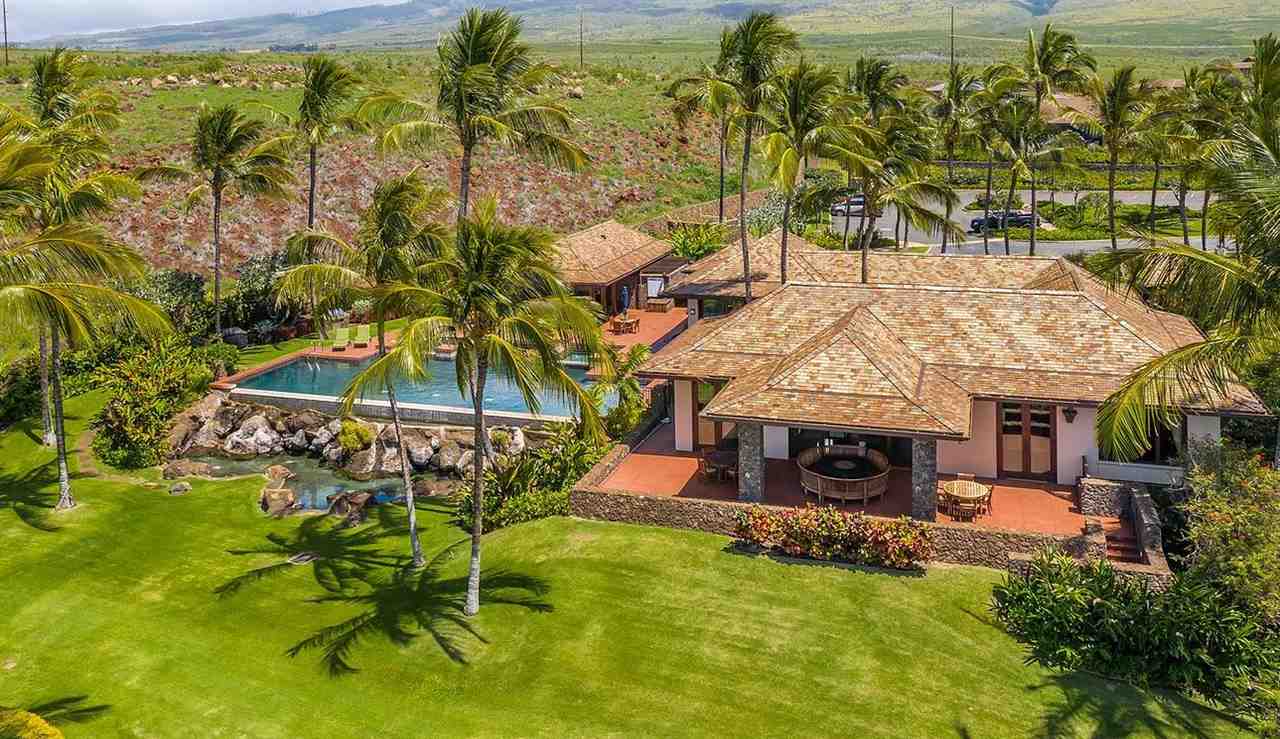 804 Anapuni Loop, Unit 63 Lahaina, HI 96761 - Photo 30 of 30 an aerial view of a house with swimming pool garden and patio