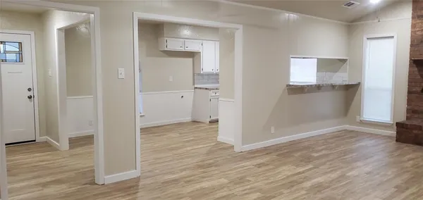 wooden floor in an empty room