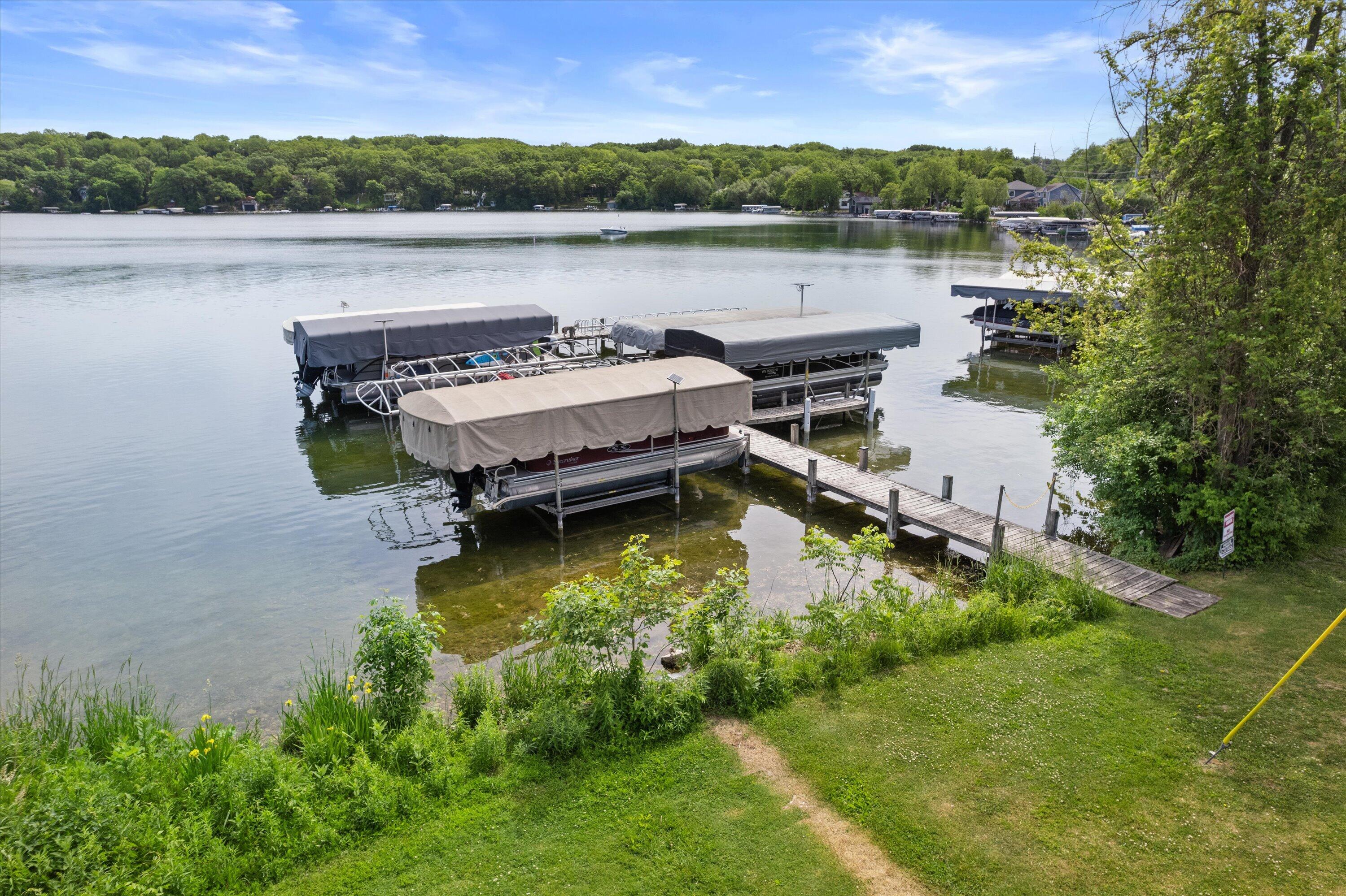 1542 3rd Street Delafield, WI 53018 - Photo 40 of 55 Boat slip on the right less than one block away