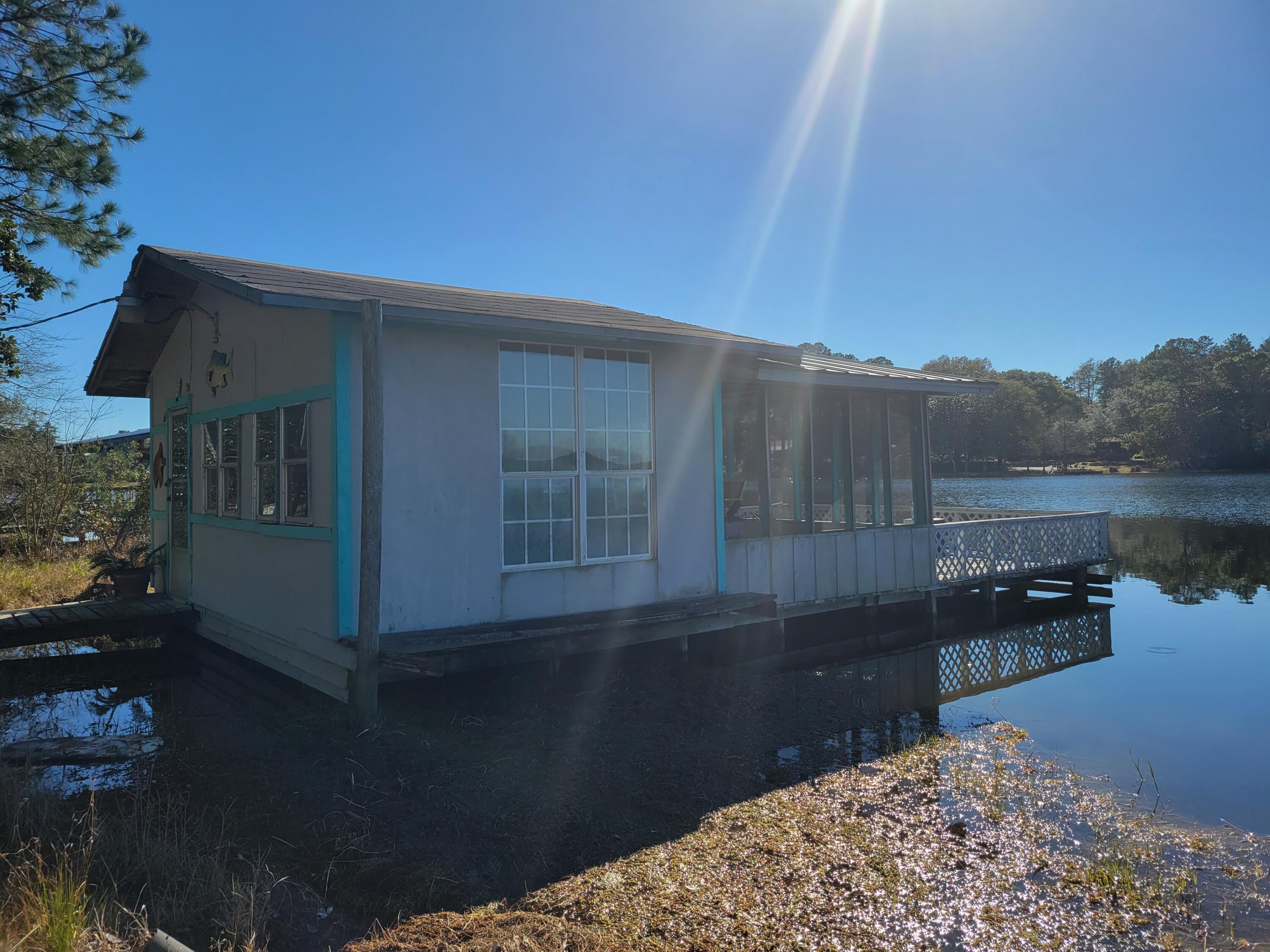 side view of cabin