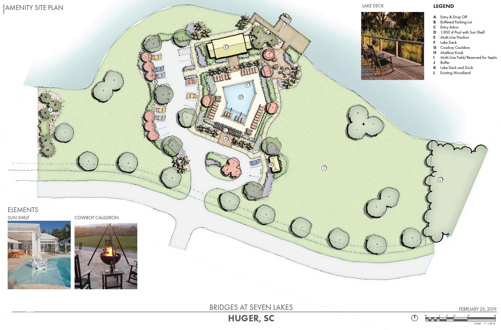 257 Camber Road Huger, SC 29450 - Photo 32 of 35 Amenity Site Plan Feb 2019