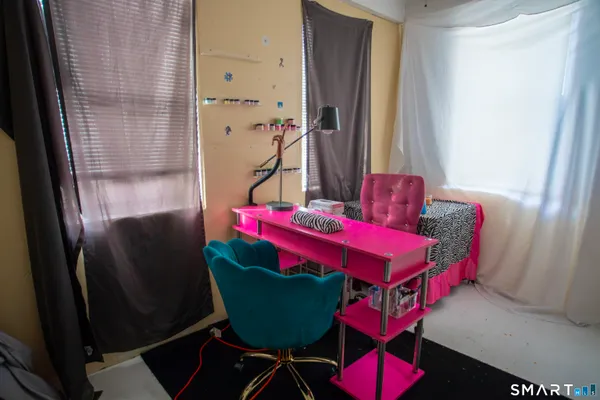 a room with storage and utility
