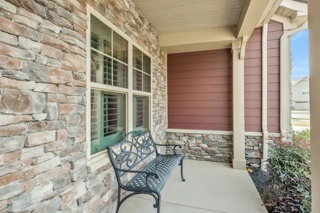 a view of front door of house