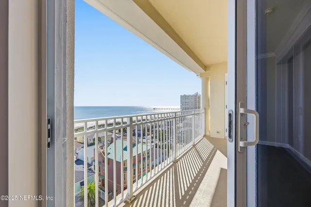a view of city and ocean