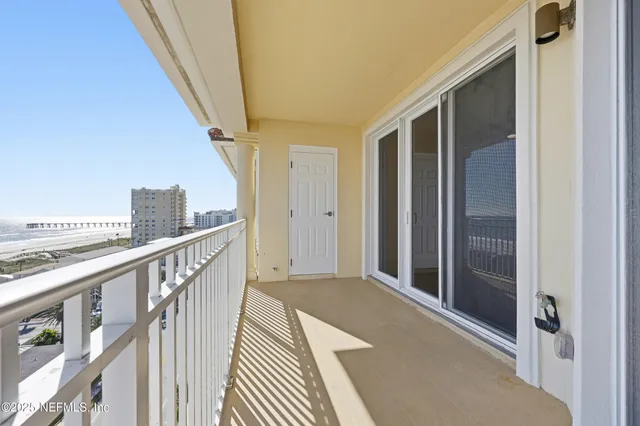 a view of a room from a window