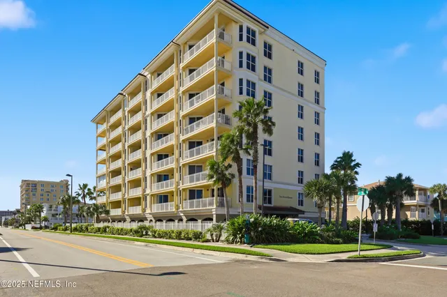 a front view of a building