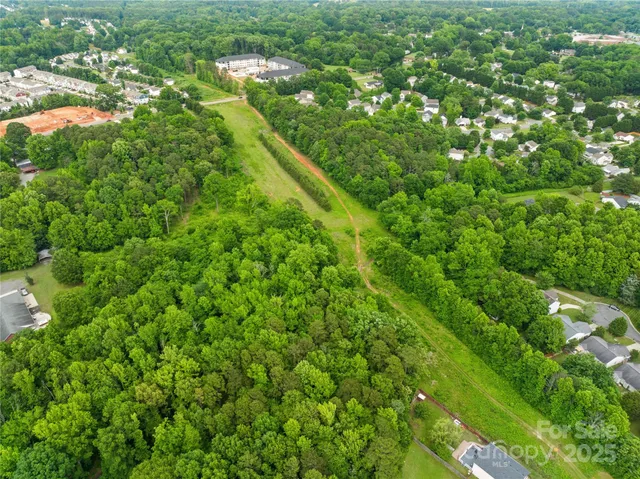 a view of a lush green field