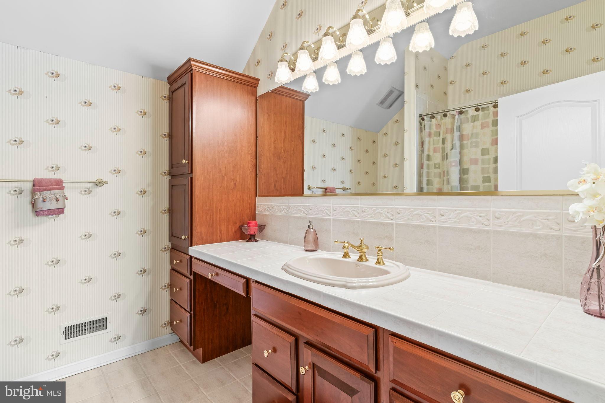 5 Cross Point Drive Owings, MD 20736 - Photo 35 of 63 a bathroom with a sink a vanity and a mirror