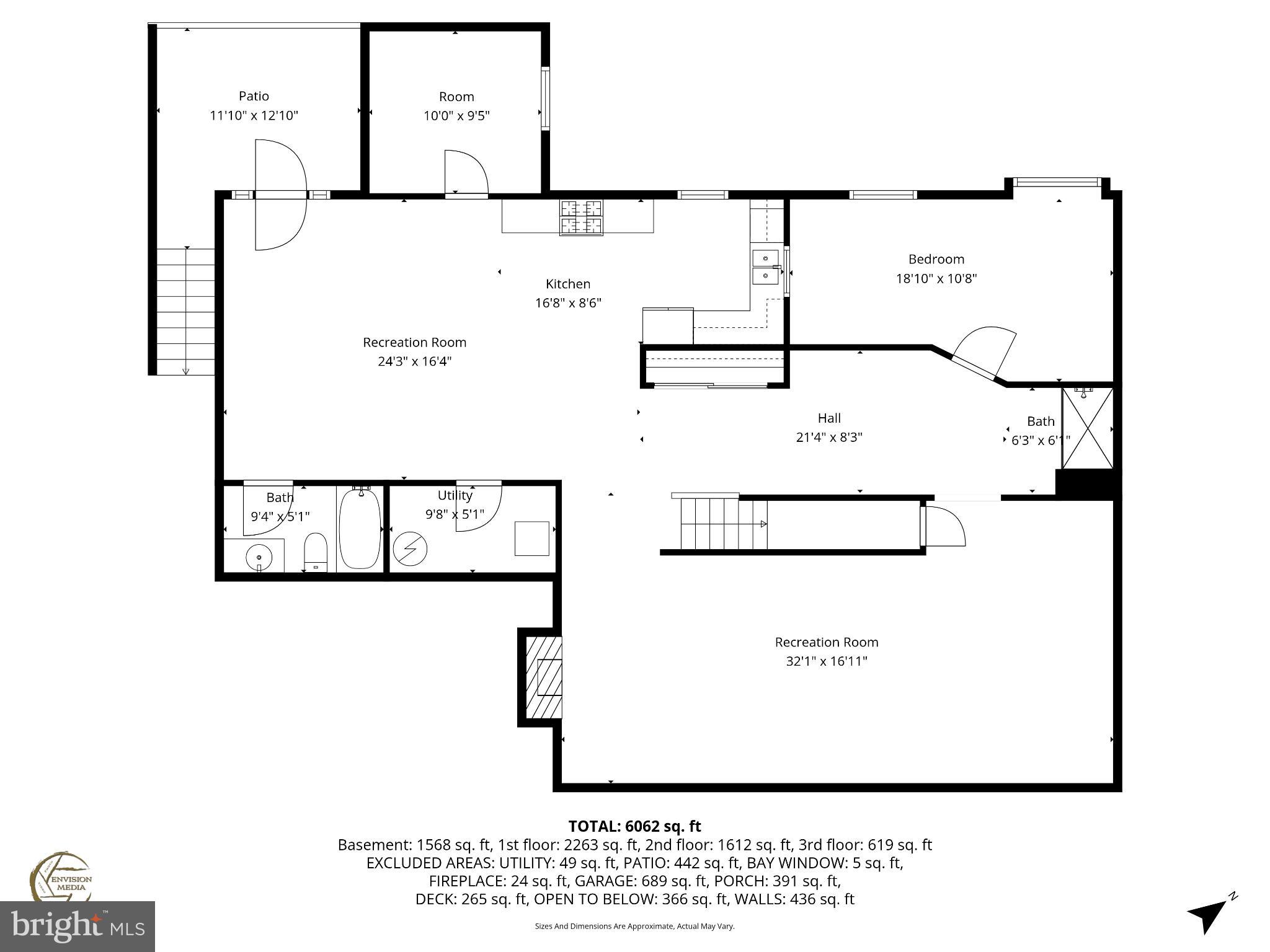 5 Cross Point Drive Owings, MD 20736 - Photo 60 of 63 Spacious multi-level home layout design.