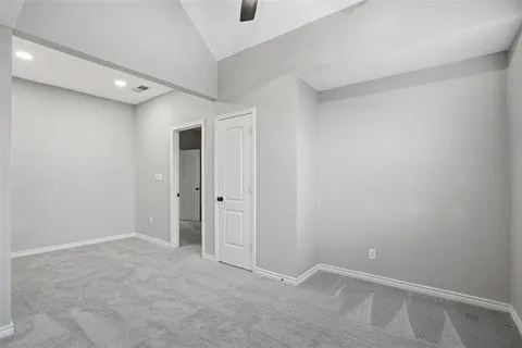 a bathroom with a bathtub and a sink