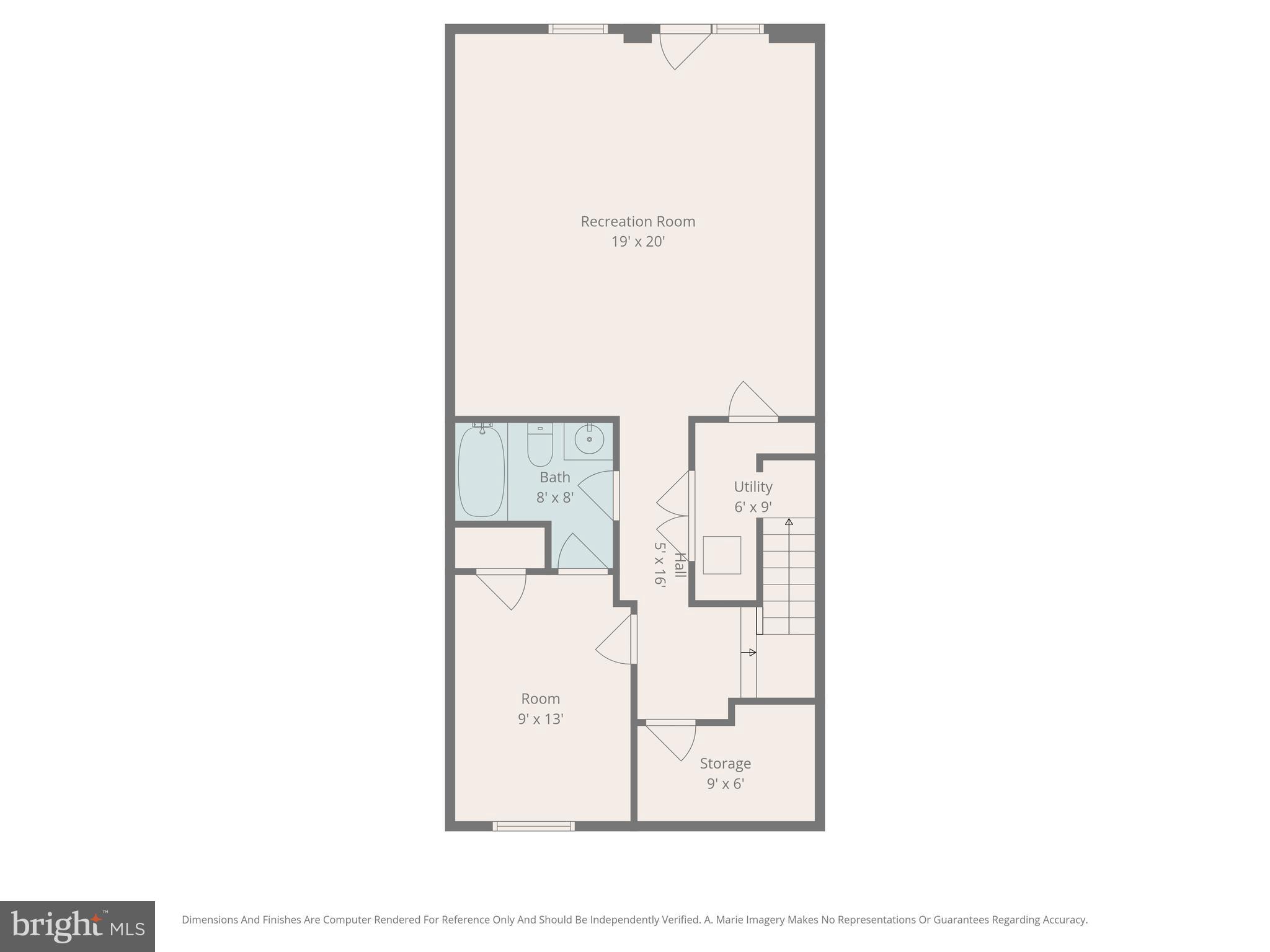 4502 Tinder Monrovia, MD 21770 - Photo 11 of 62 Lower Level Layout
