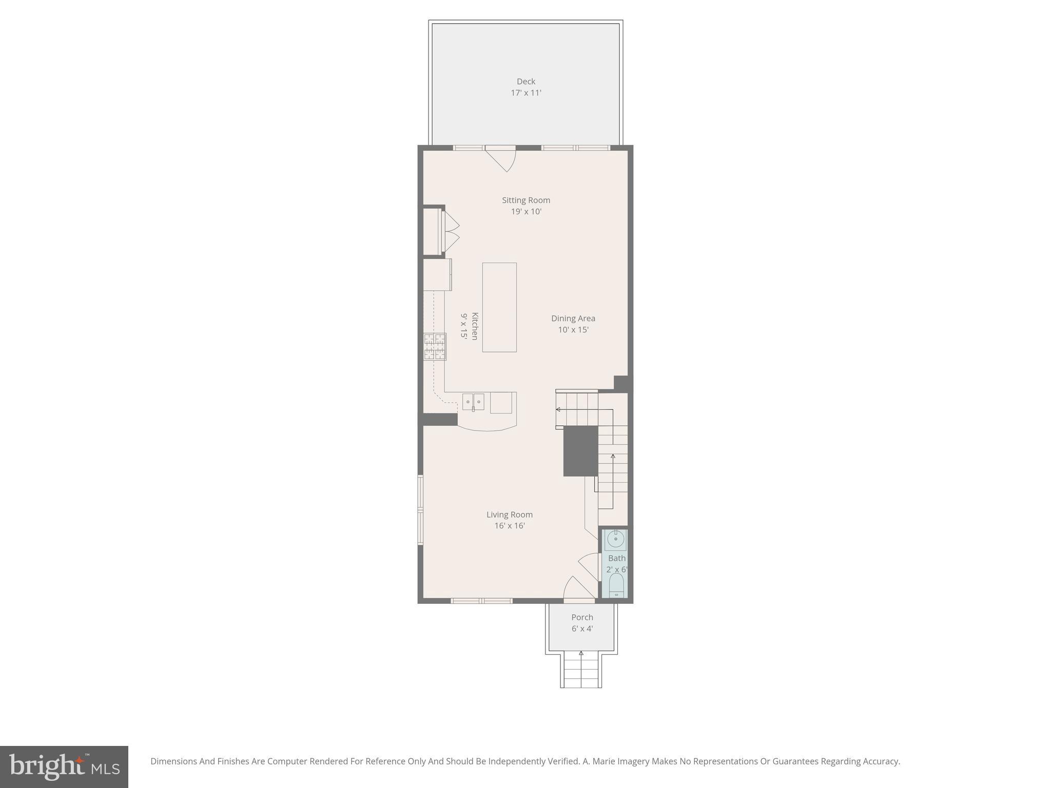 4502 Tinder Monrovia, MD 21770 - Photo 12 of 62 Main Floor Layout