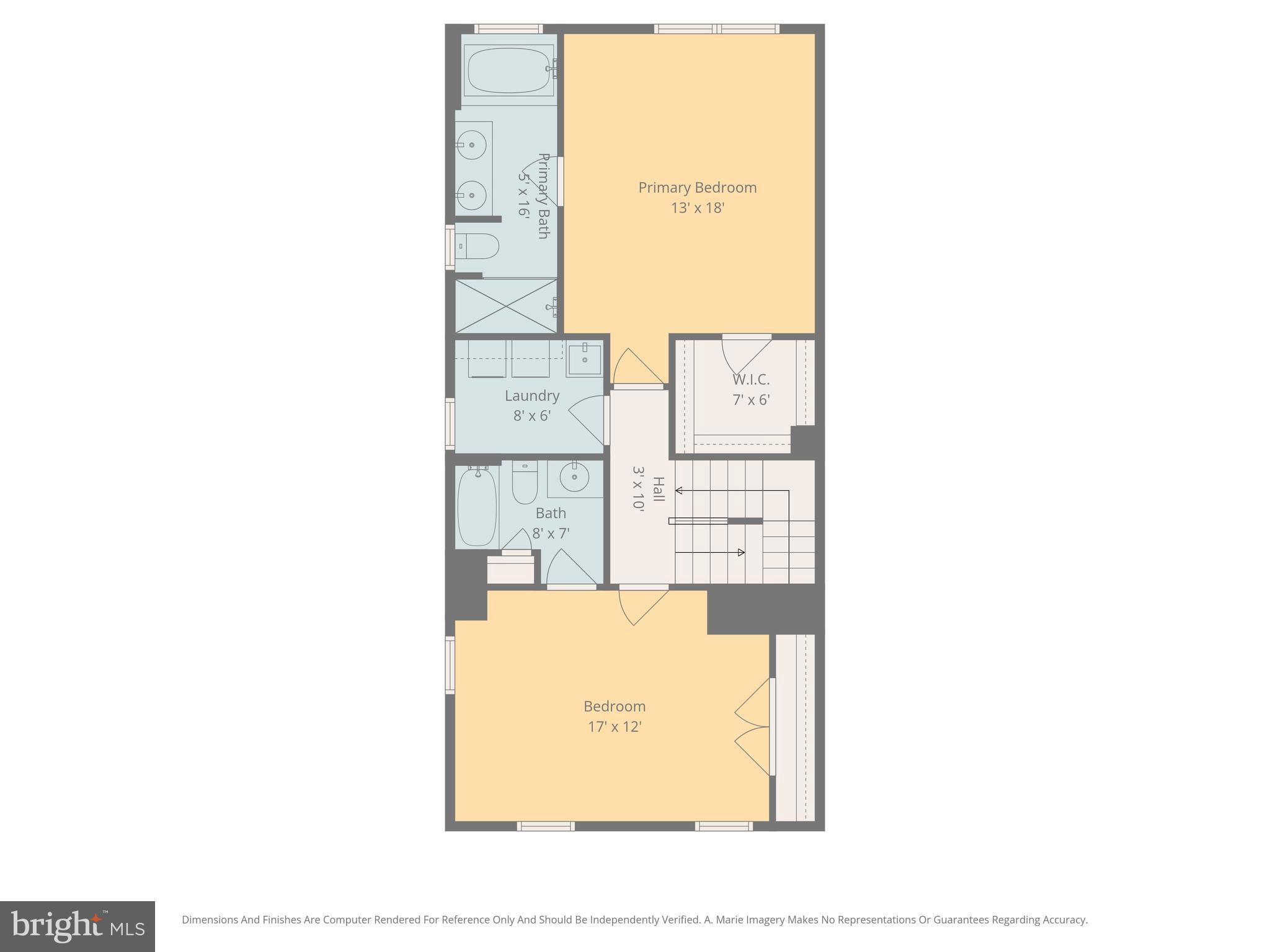 4502 Tinder Monrovia, MD 21770 - Photo 13 of 62 Upper Level 1 Layout