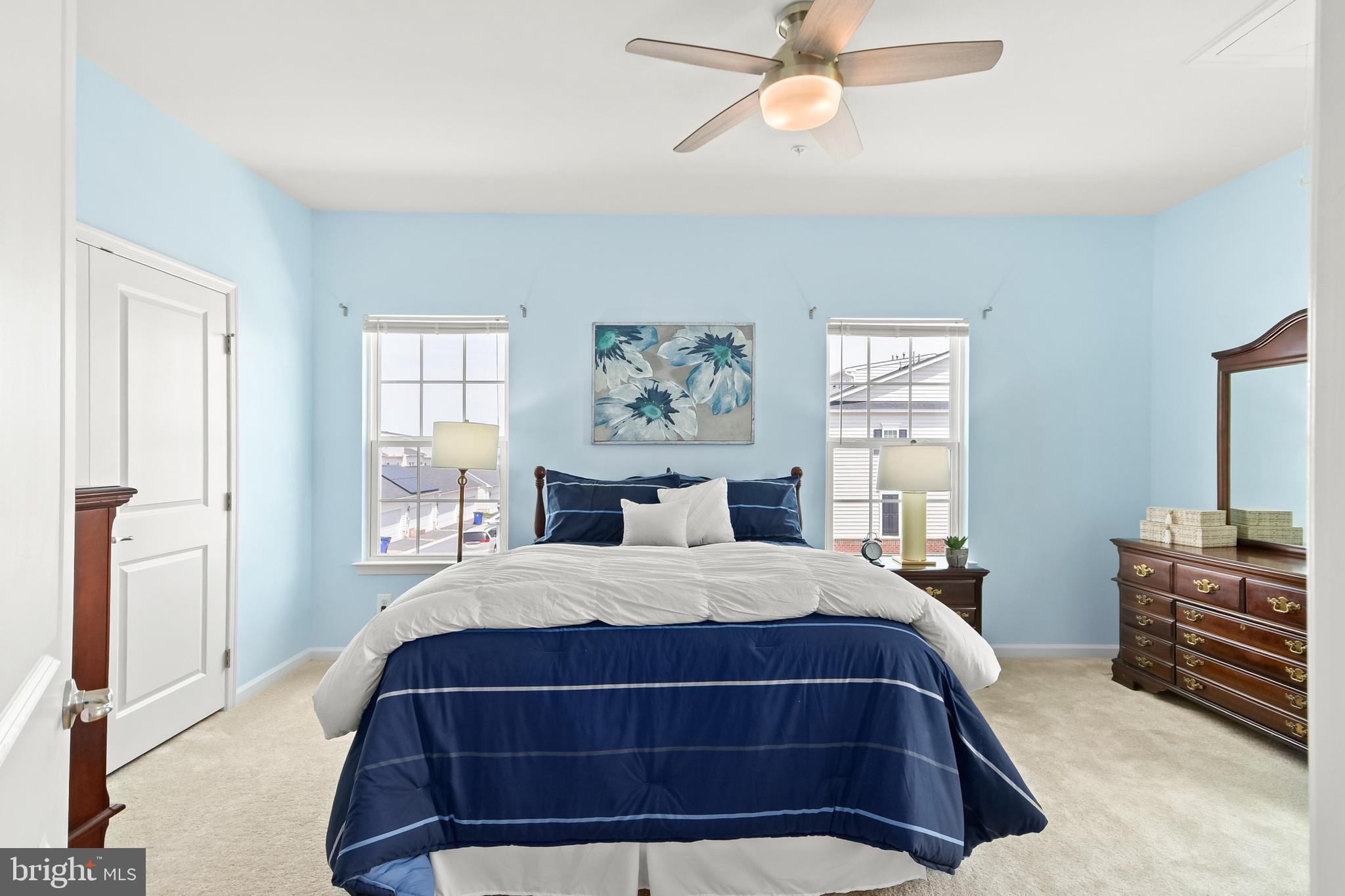 4502 Tinder Monrovia, MD 21770 - Photo 43 of 62 a bedroom with a large bed and a window