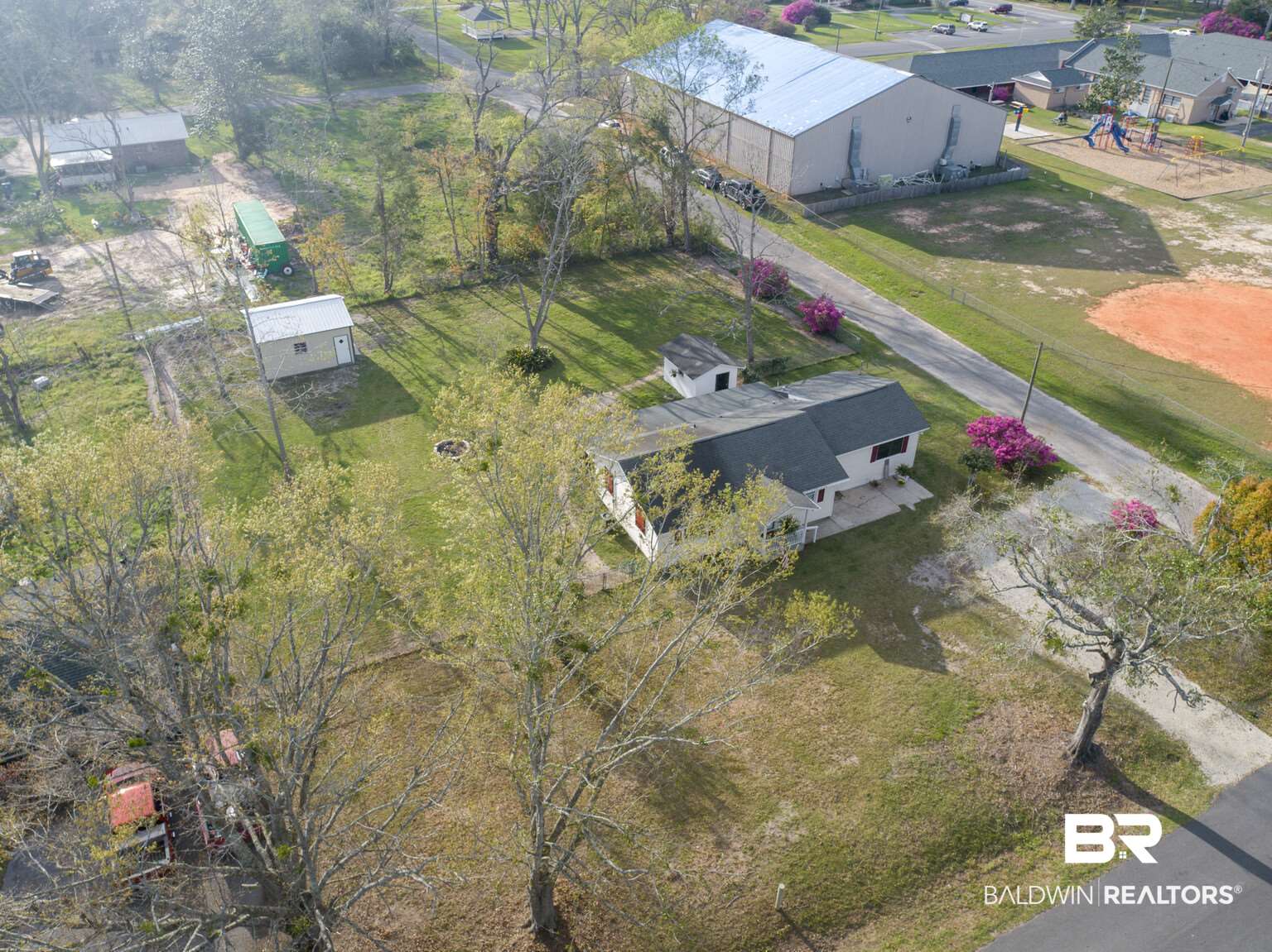 12723 Chicago Street Elberta, AL 36530 - Photo 49 of 49 Drone View - Buildings