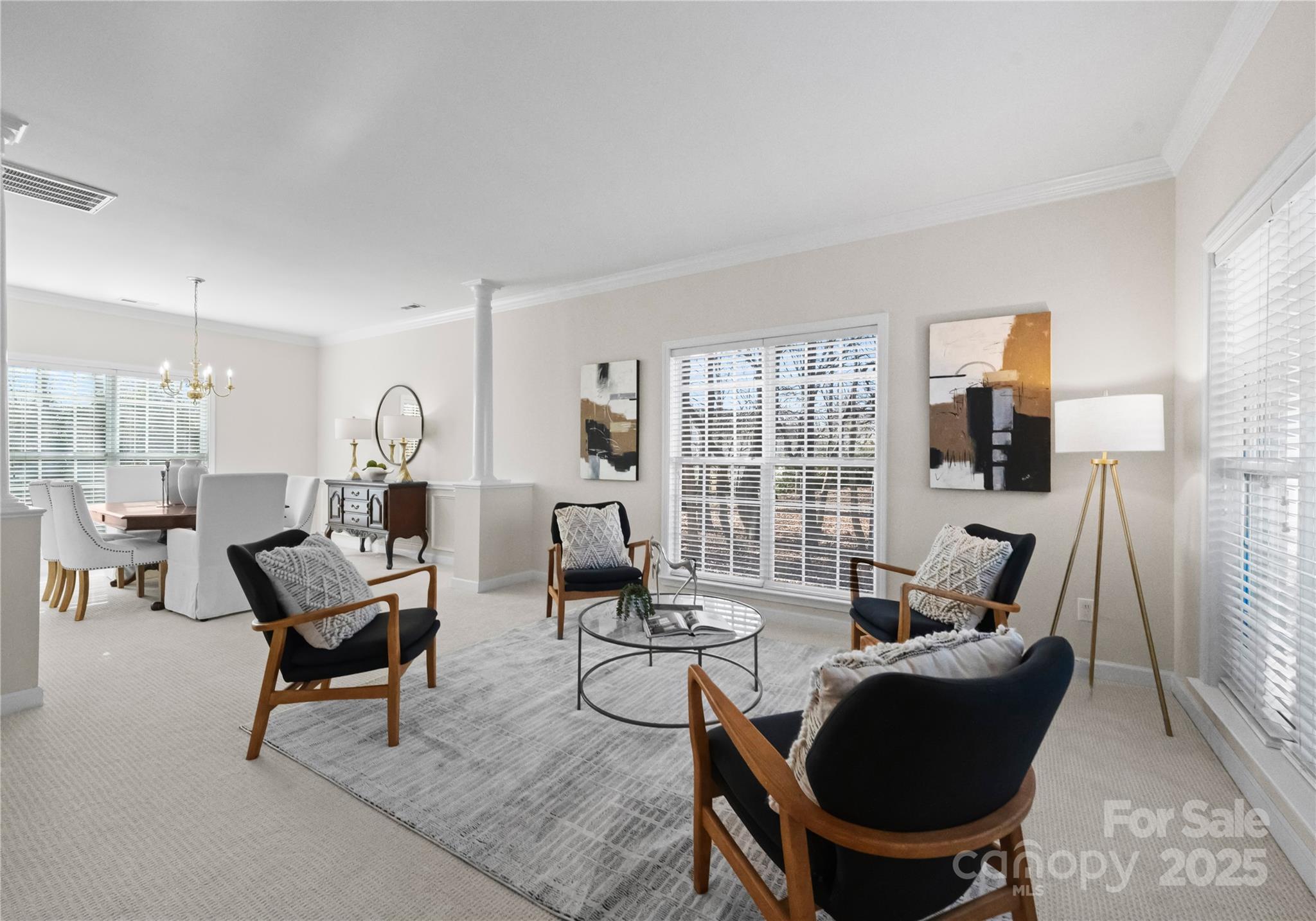 1736 Walnut Crest Lane Matthews, NC 28105 - Photo 12 of 41 a living room with couches chairs and next to a window