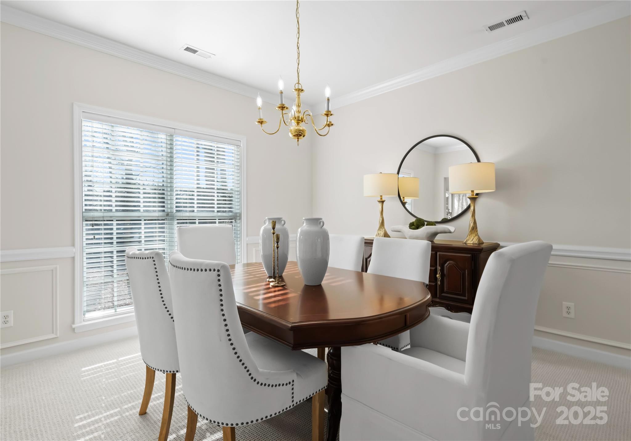 1736 Walnut Crest Lane Matthews, NC 28105 - Photo 14 of 41 a view of a dining room with furniture window and outside view