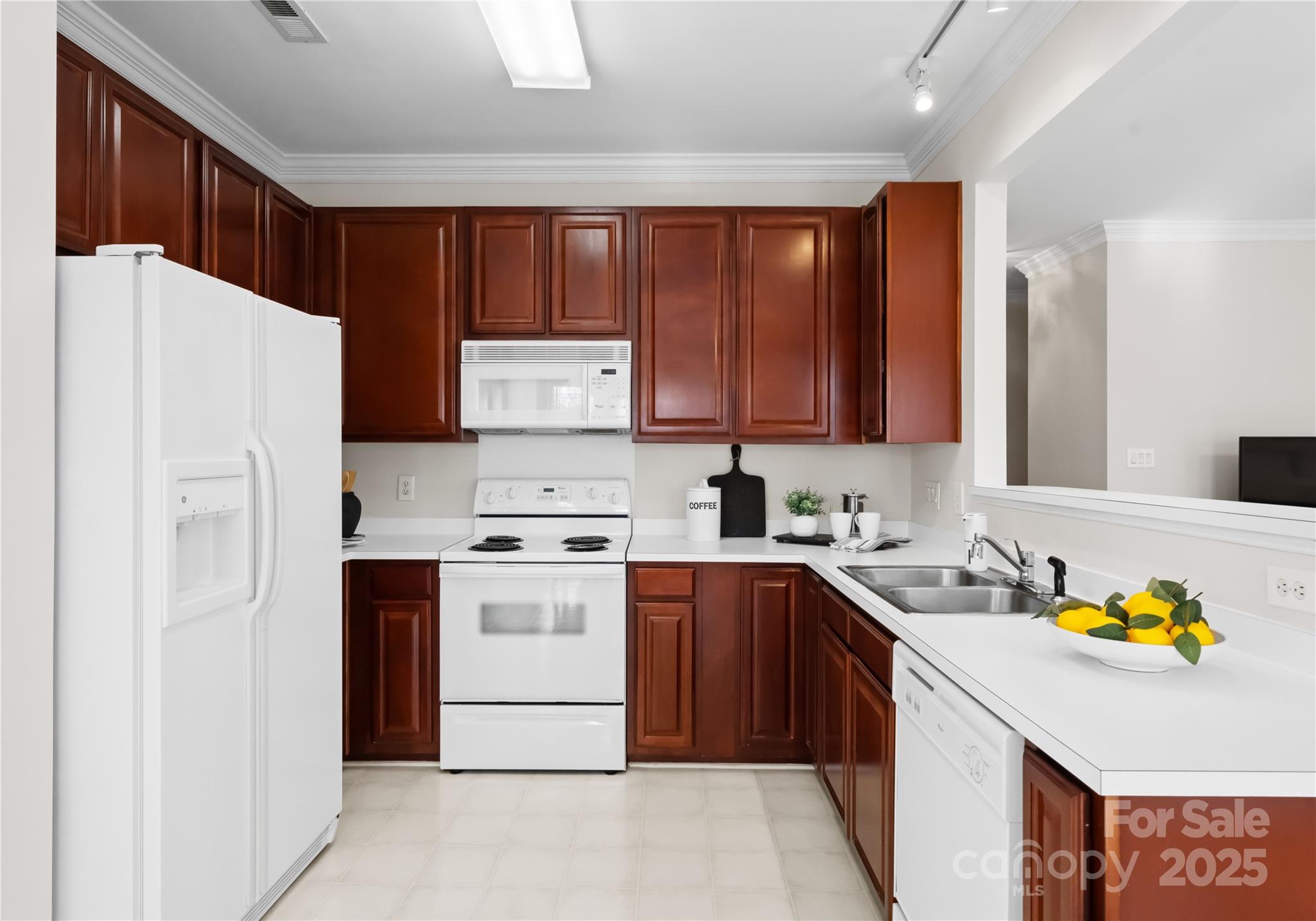 1736 Walnut Crest Lane Matthews, NC 28105 - Photo 16 of 41 a kitchen with a white stove top oven and refrigerator
