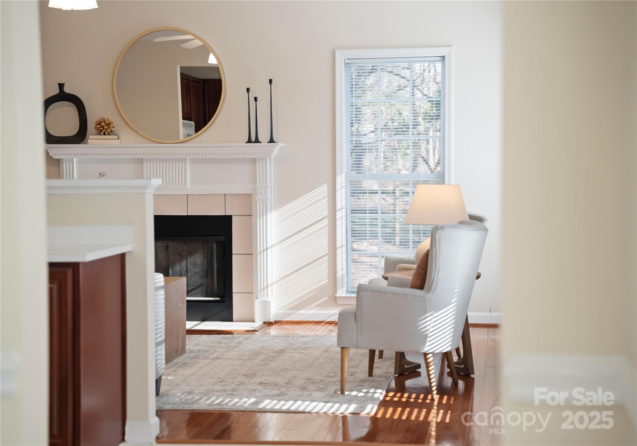1736 Walnut Crest Lane Matthews, NC 28105 - Photo 10 of 41 a living room with furniture and a fireplace