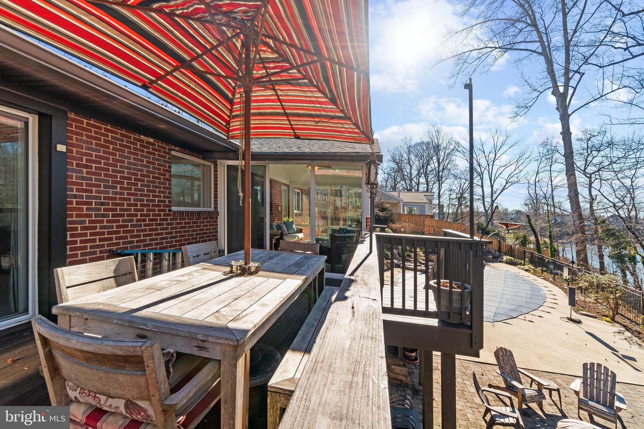 2988 Valley View Road Annapolis, MD 21401 - Photo 28 of 68 Deck with stairs to pool