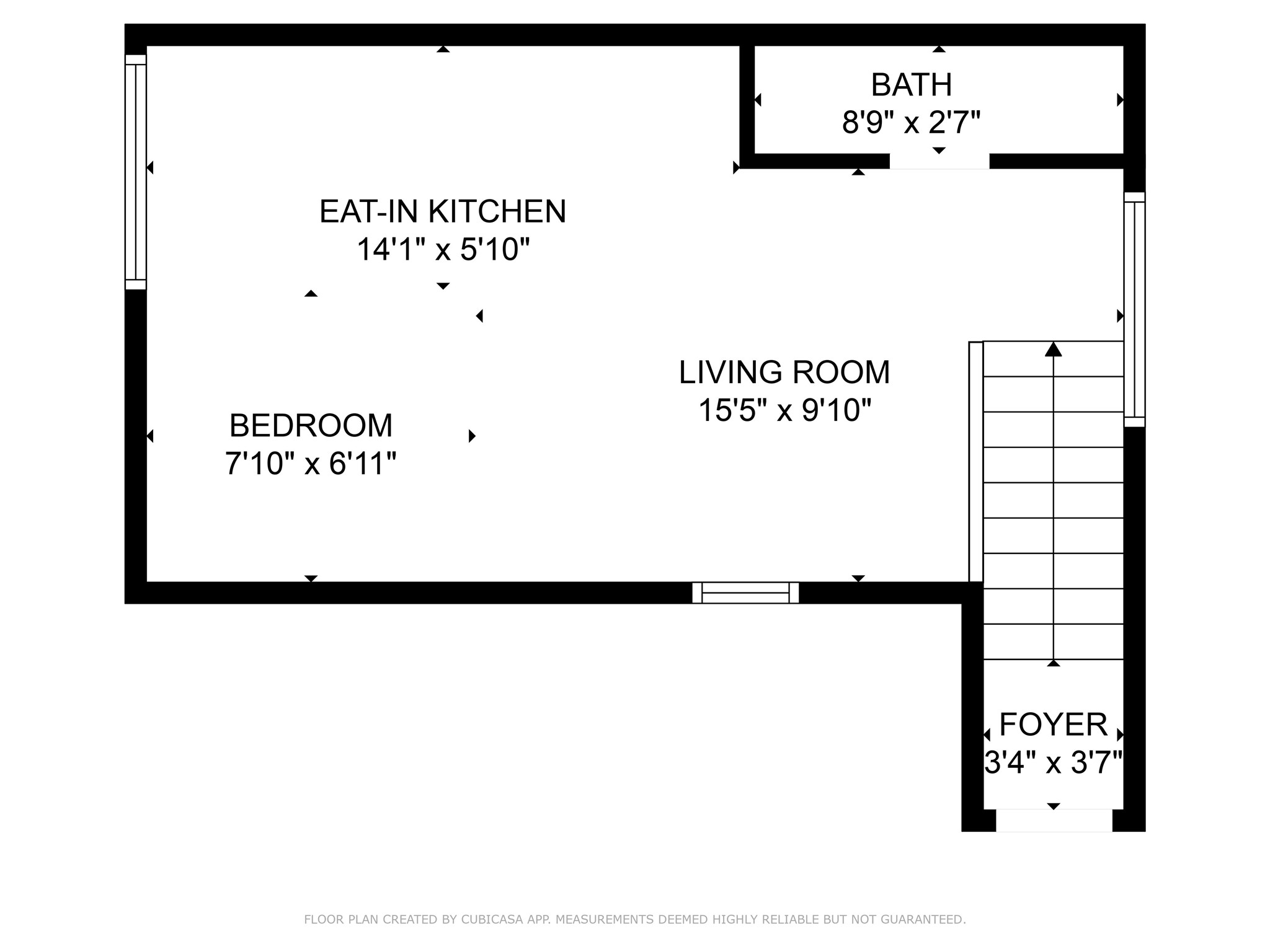 2112 Harold Street Houston, TX 77098 - Photo 16 of 16 Garage apartment floor plan.