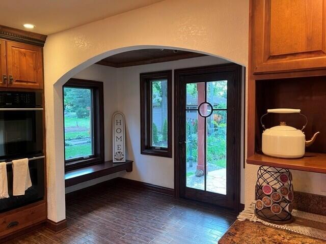 7325 West Wind Lake Road Waterford, WI 53185 - Photo 11 of 69 2nd View Of Entrance Way With Custom Front Door & Abundance Of Windows & Light.