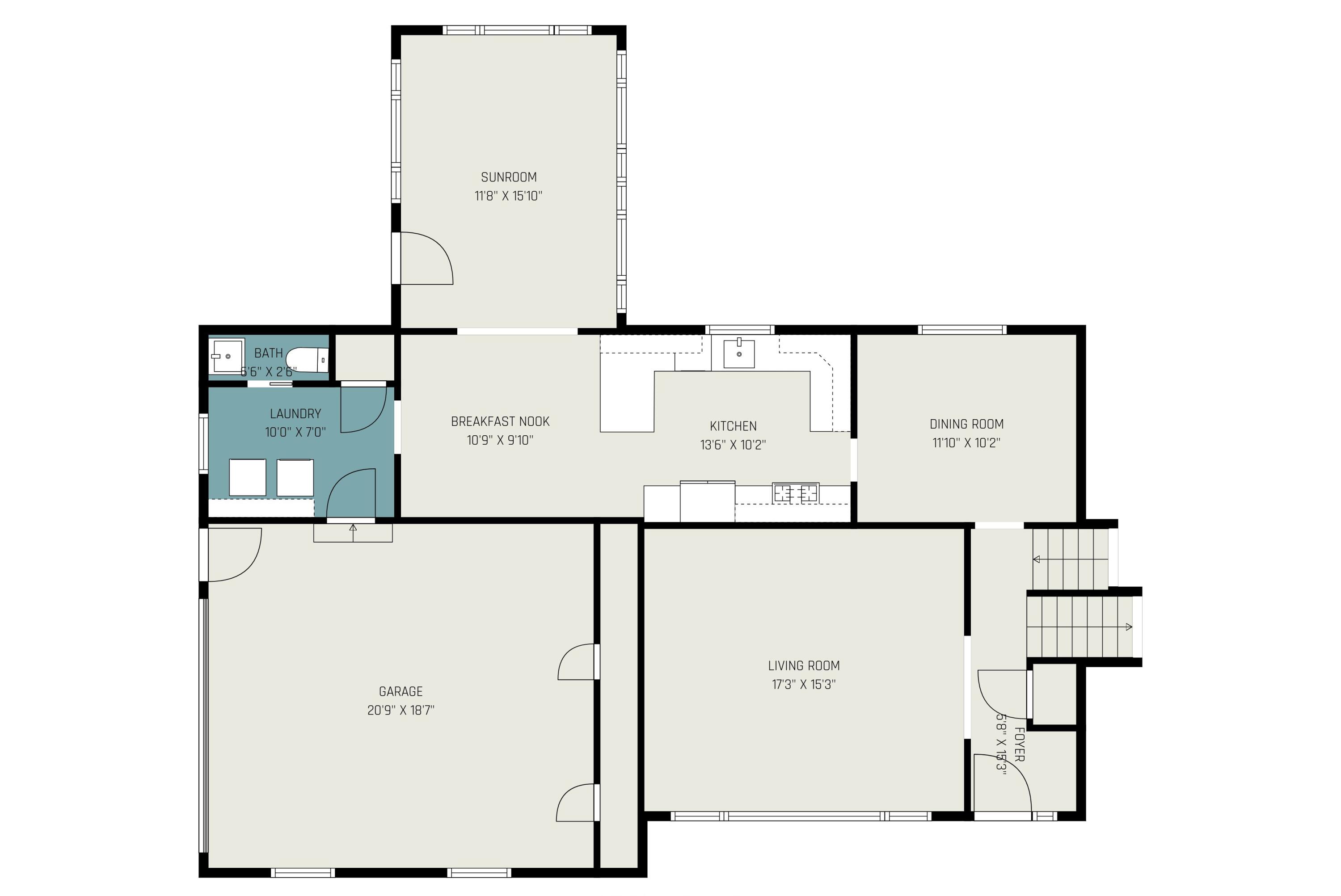 5911 McCain Road Jackson, MI 49201 - Photo 44 of 45 Main Floor Plan