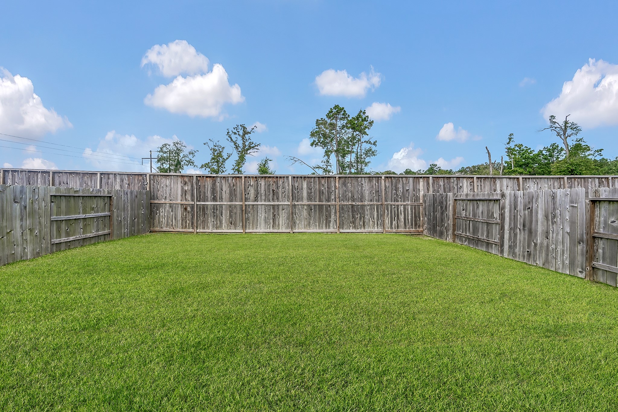 1714 Campos Court Conroe, TX 77301 - Photo 24 of 26 Lage backyard with no rear neighbors.