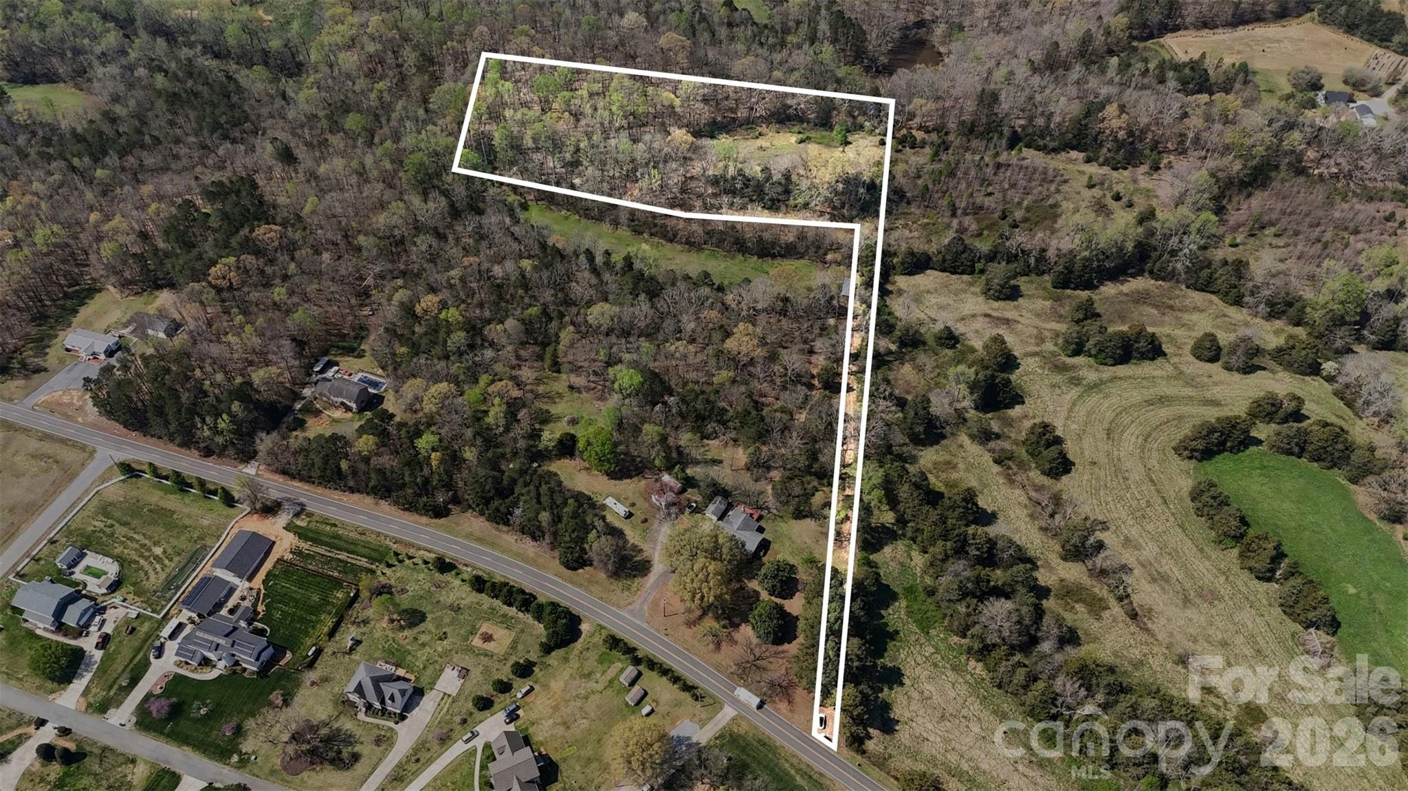 252 Teeter Road Mooresville, NC 28115 - Photo 3 of 22 a bird view of a forest