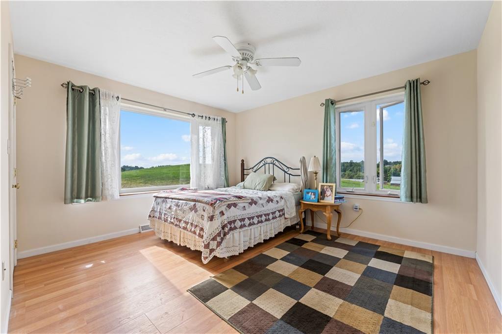 321 Chambers Ridge Road West Alexander, PA 15376 - Photo 19 of 42 a bedroom with a bed and a window