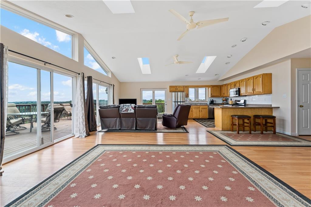 321 Chambers Ridge Road West Alexander, PA 15376 - Photo 6 of 42 a living room with furniture and a wooden floor