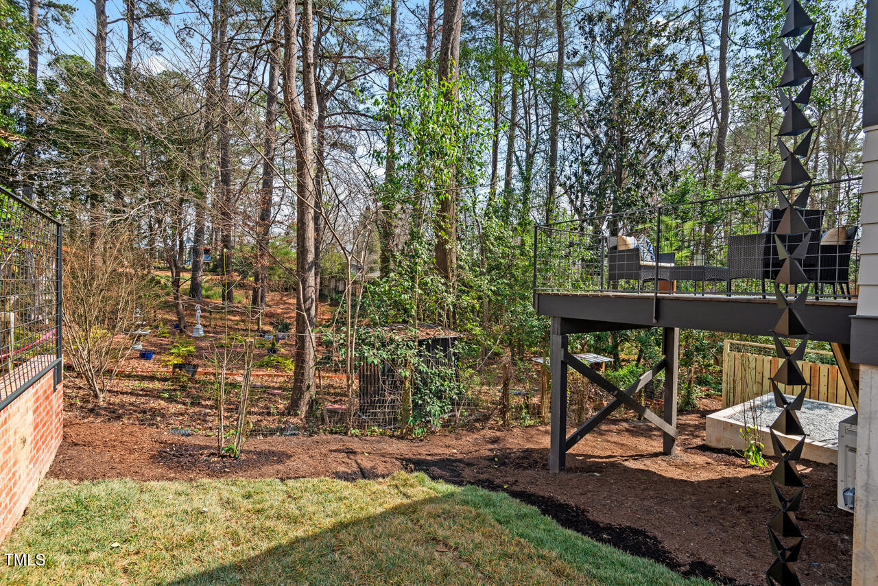 1407 Carroll Street Durham, NC 27707 - Photo 43 of 48 a view of yard from deck