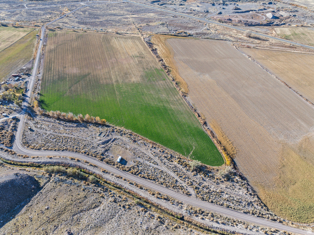 Undisclosed Address Joseph, UT 84739 - Photo 11 of 14 Aerial view of property's location with rural landscape and large plots for crops
