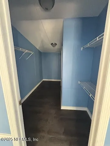 view of a livingroom with wooden floor