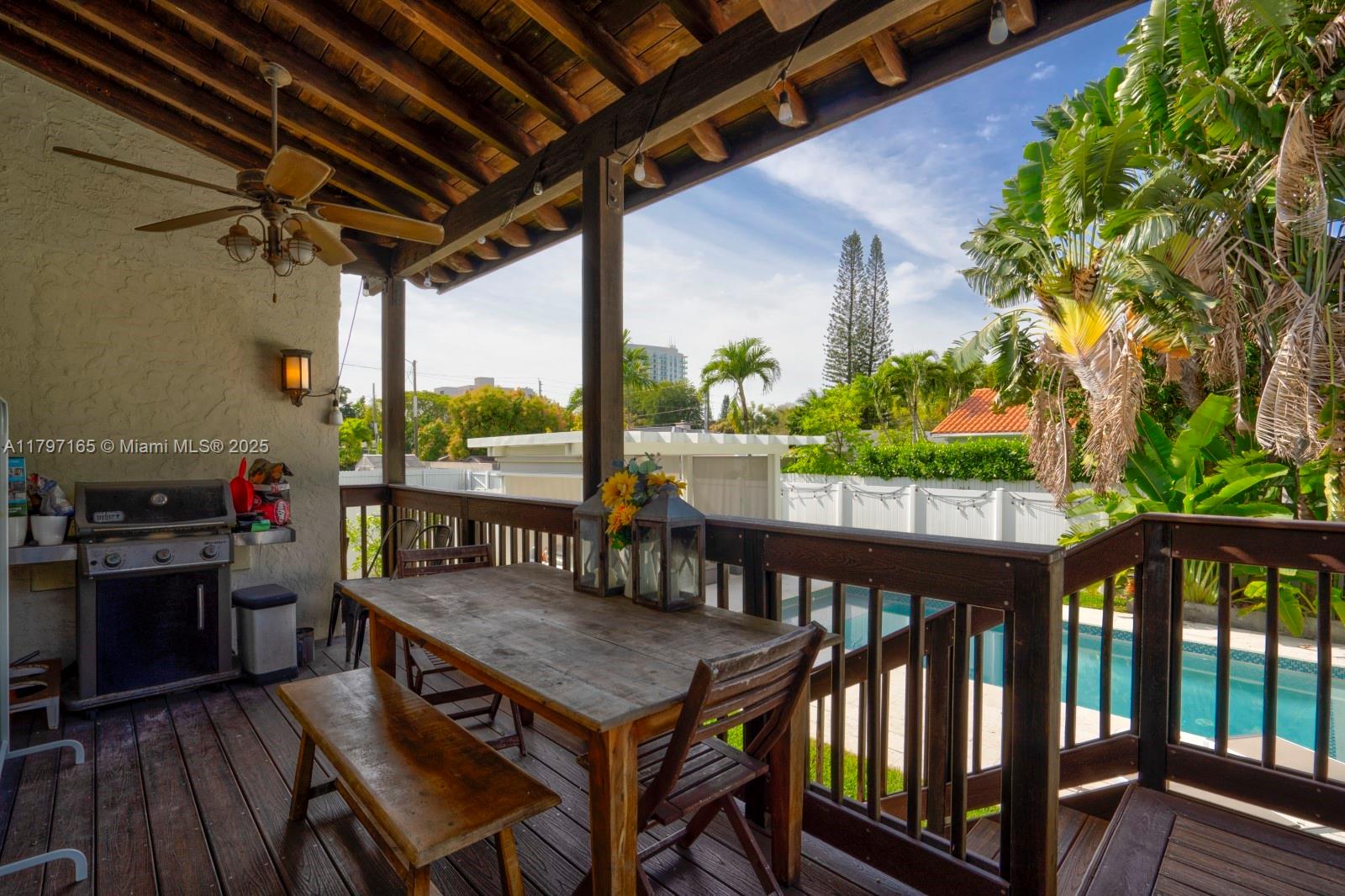 428 Southwest 23rd Road Miami, FL 33129 - Photo 25 of 36 a view of a balcony with furniture