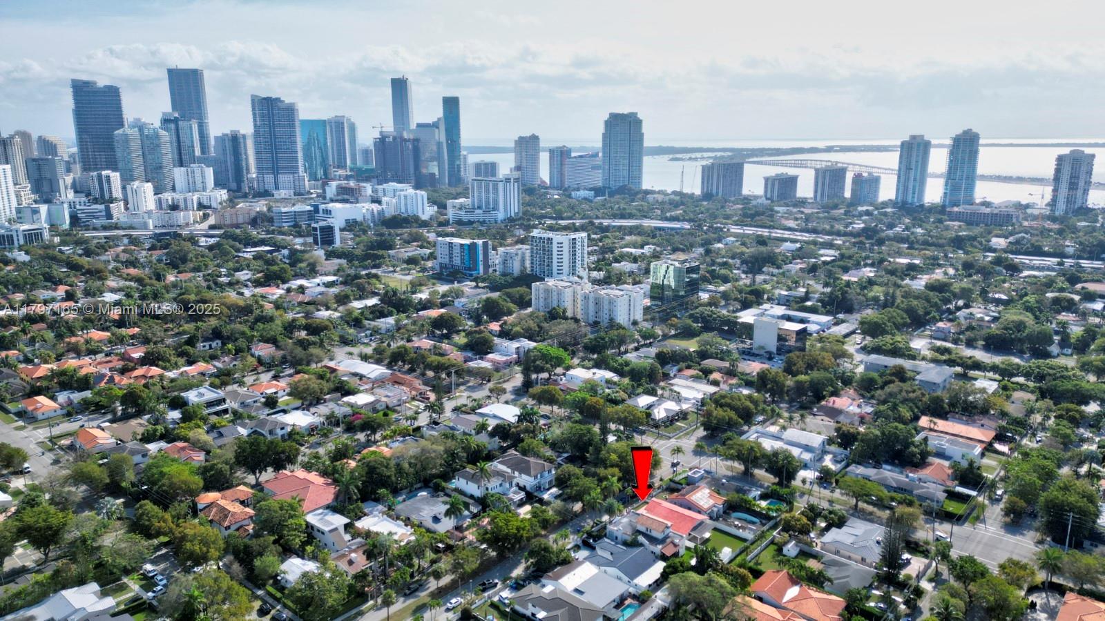 428 Southwest 23rd Road Miami, FL 33129 - Photo 32 of 36 a view of a city with tall buildings