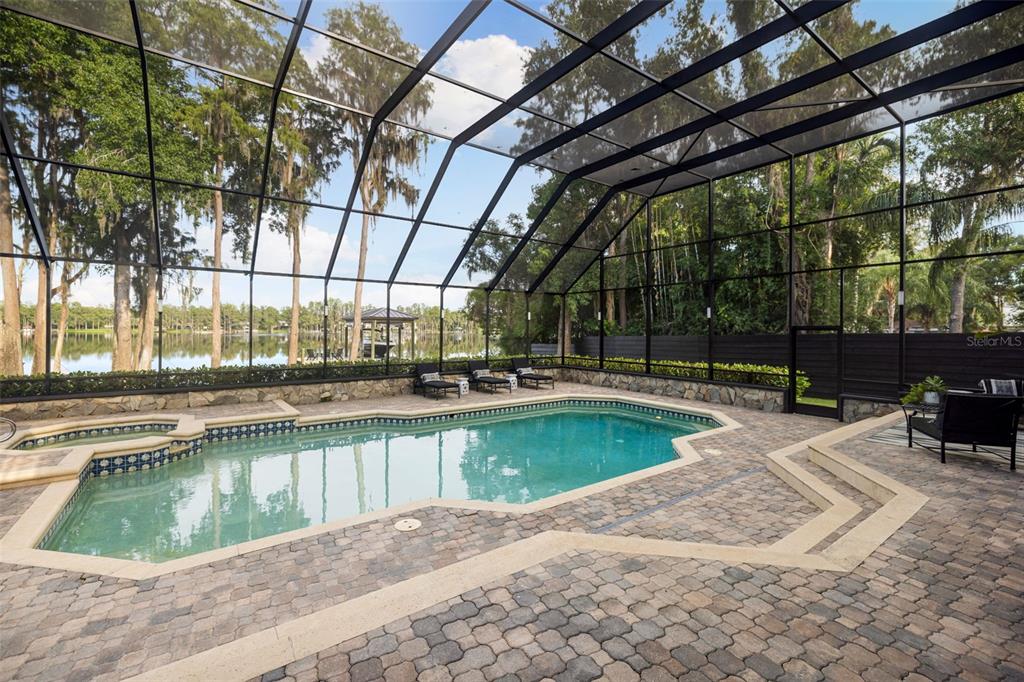 9116 Roberts Road Odessa, FL 33556 - Photo 68 of 94 a view of a swimming pool with a patio