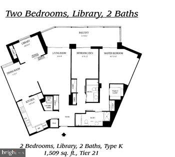 19365 Cypress Ridge Terrace, Unit 121 Leesburg, VA 20176 - Photo 31 of 31 Floorplan